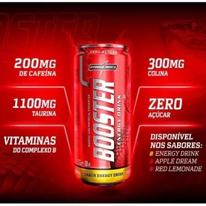 Pré Treino Booster 6 Latas De 269ml Integralmédica Sabor Energy Drink Energy Drink